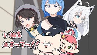 【手描き】お姉さんたちの良い匂いには抗えなかったいぬち【さくらみこ/大空スバル/星街すいせい/白上フブキ/ホロライブ切り抜き】