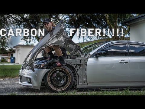 G37 Carbon Fiber Fenders!