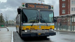 Morning Ride by Avon | Yoshi's Ride Series {S15-E06} - Riding the 240A 🚌 - {MBTA}