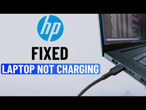 Fix HP Laptop Plugged In But Not Charging (in 1 Minute)