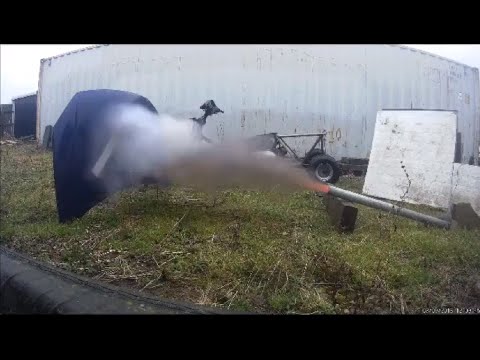 Airbag dissection with several explosions and massive shotgun