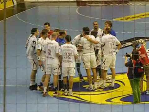 Final del partido entre el Gudme y el BM Ciudad Real