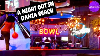 A Night of Fun In Dania Beach, Florida : Bowling and Travel Vlog. The Staycation