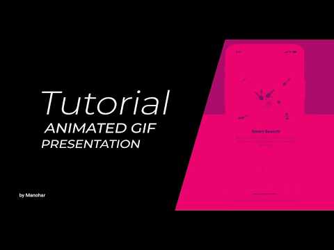 How to make Gif UIUX Presentations for Behance.
