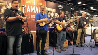 KAMAKA Ukulele NAMM 2016: Halehaku Seabury, Bryan Tolentino, Asa Young, Chris Kamaka