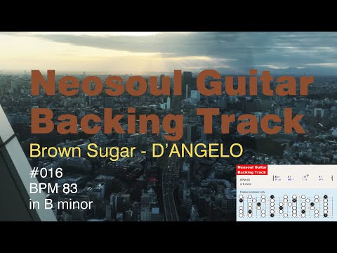 Neosoul Guitar Backing Track 016 - "D'Angelo - Brown Sugar"