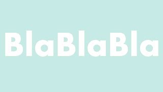 BlaBlaBla Music Video