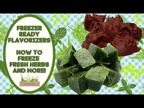 , title : 'FREEZER READY FLAVORIZERS!!  HOW TO FREEZE FRESH HERBS AND MORE!!'