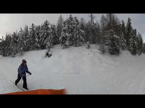 Truman Saddle Rd, Blacktail Mountain Nordic Ski Trail System. 12 of 13. 360 Video.