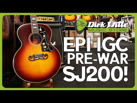 Epiphone Pre-War SJ-200 Rosewood Reissue Vintage Sunburst image 12
