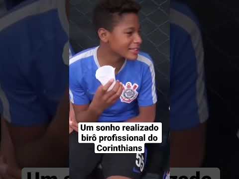 Um sonho realizado do atleta Guilherme Mafra . Biro  hoje atleta do profissional do Corinthians