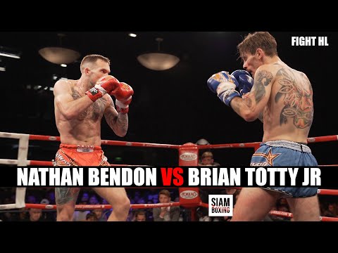 Nathan Bendon VS Brian Totty Jr - YOKKAO 49 & 50 FIGHT HIGHLIGHT | SIAM BOXING