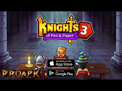 Knights of Pen and Paper 3 Gameplay Android / iOS - YouTube