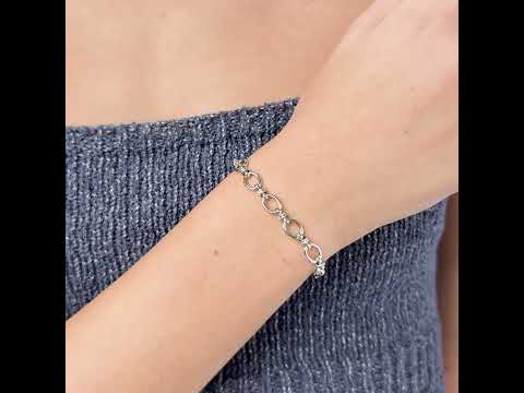 Moderní ocelový náramek Chunky SHK116