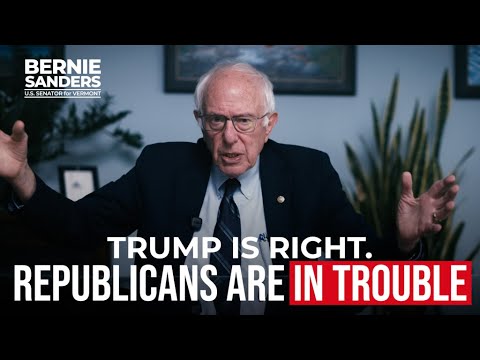 Trump is Right. Republicans Are In Trouble | Sen. Bernie Sanders
