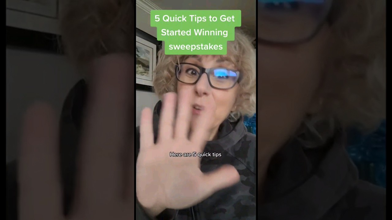 Get Started Winning Sweepstakes