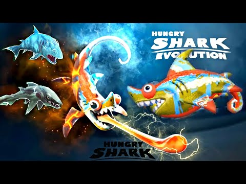 Unbelievable Abilities of Sharkeleon! Copying Every Shark's Power! 🦈🌀 | Hungry Shark Evolution!