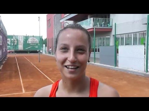 EMPIRE Slovak Open 2016: Qualifying Final, Interview, Jurikova (SVK) - Rus (NED) 3:6, 7:6(5), 6:3