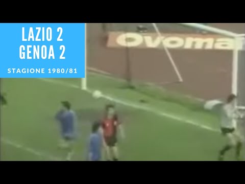 26 aprile 1981: Lazio Genoa 2 2