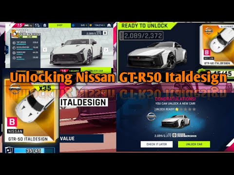 Thumbnail for Asphalt 9 Unlocking Nissan GT-R50 Italdesign Drive Syndicate 4 Optimise Gaming by Italdesign