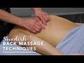 How I Do Swedish Back Massage Therapy