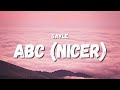 GAYLE - abc (nicer) (Lyrics) (TikTok Song) | forget you and your mom and your sister and your job