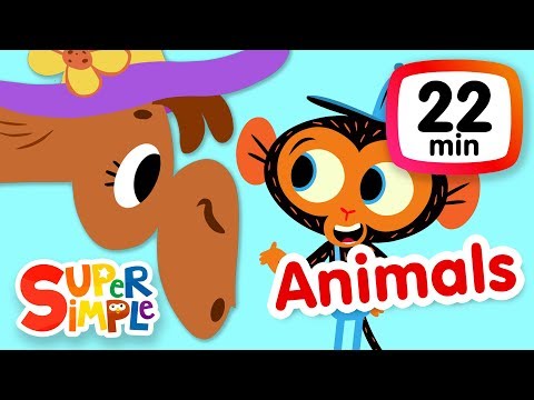 The Super Simple Show - Animals | Kids Songs & Cartoons About Animals