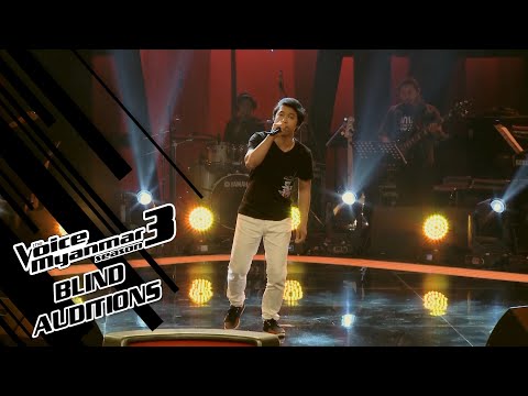 Mhyar Htet : "ခေတ်ဟောင်းမင်းသားကြီး" - Blind Auditions - The Voice Myanmar Season 3, 2020