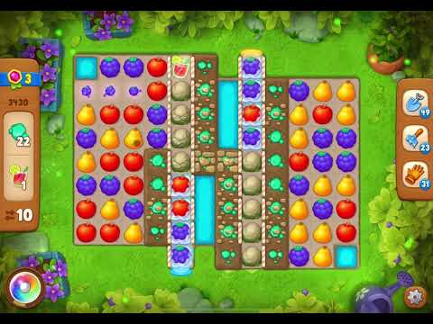 GardenScapes Level 3430 no boosters (13 moves)