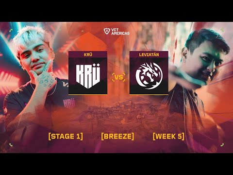 KRÜ Visa vs Leviatán - VCT Americas Stage 1 - W5D2 - Map 2