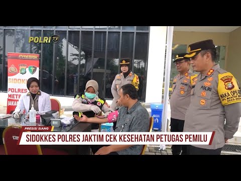 POLRES JAKTIM CEK KESEHATAN PPK