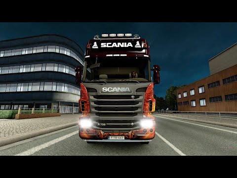 Euro truck simulator 2 | Lamb Stomachs (13t) - Dijon (F) Bern (CH)