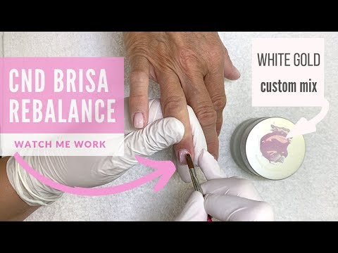 CND Brisa gel REBALANCE (MAINTENANCE) on my client