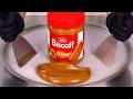 Satisfying Lotus Biscoff Spread Ice Cream Rolls ASMR