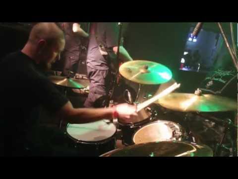INFATUATION OF DEATH@Unblessed live at Cracow 2012 (Drum Cam)