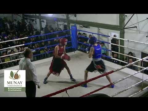 VELADA DE #BOXEO #SANTOTOME - LEONARDO ESCOBAR PERI BOXING VS GONZALO OREGGIONI PEQUEÑO DEMONIO