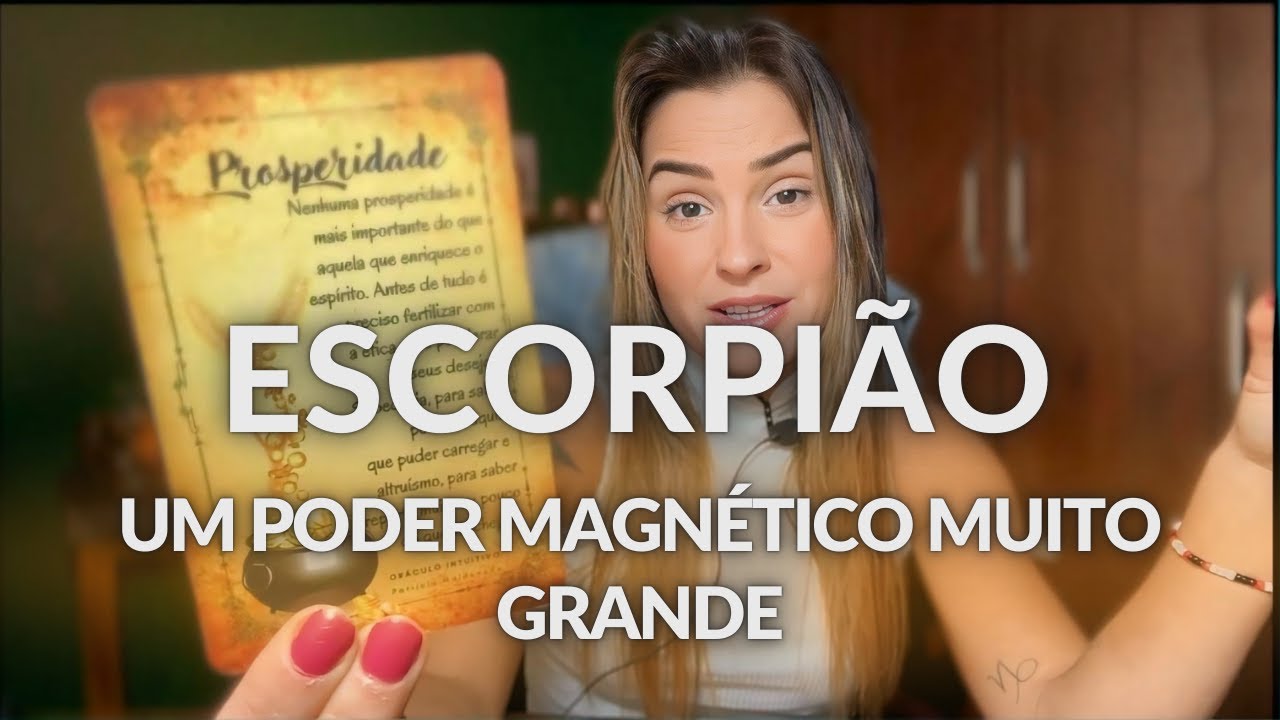 ESCORPIÃO ♏️: CUIDADO COM O QUE DESEJA! SEU MAGNETISMO ESTÁ GRANDE