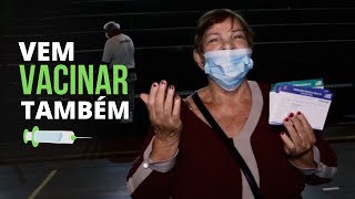 Santos aplica segunda dose de reforço contra covid-19 em maiores de 50 anos e trabalhadores de saúde