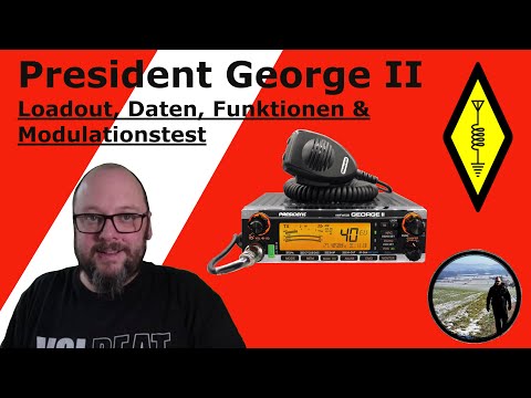 President George II unboxing, Daten, Funktionen & Modulationstest #cbfunk #amateurfunk #president