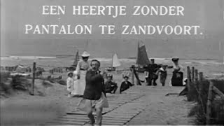 The Misadventure of a French Gentleman Without Pants at the Zandvoort Beach (A.&W. Mullens, 1905)