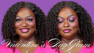 Valentine’s Day Makeup for Dark Skin 💕 Soft Pink Edition | Drugstore Soft Glam