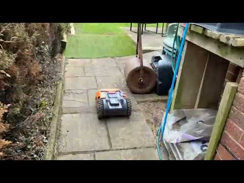 Perimeter cut with Worx Landroid Robot Lawnmower