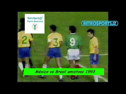 1993 - Mexico vs Brazil - Full summary of the international friendly on the road to USA 1994