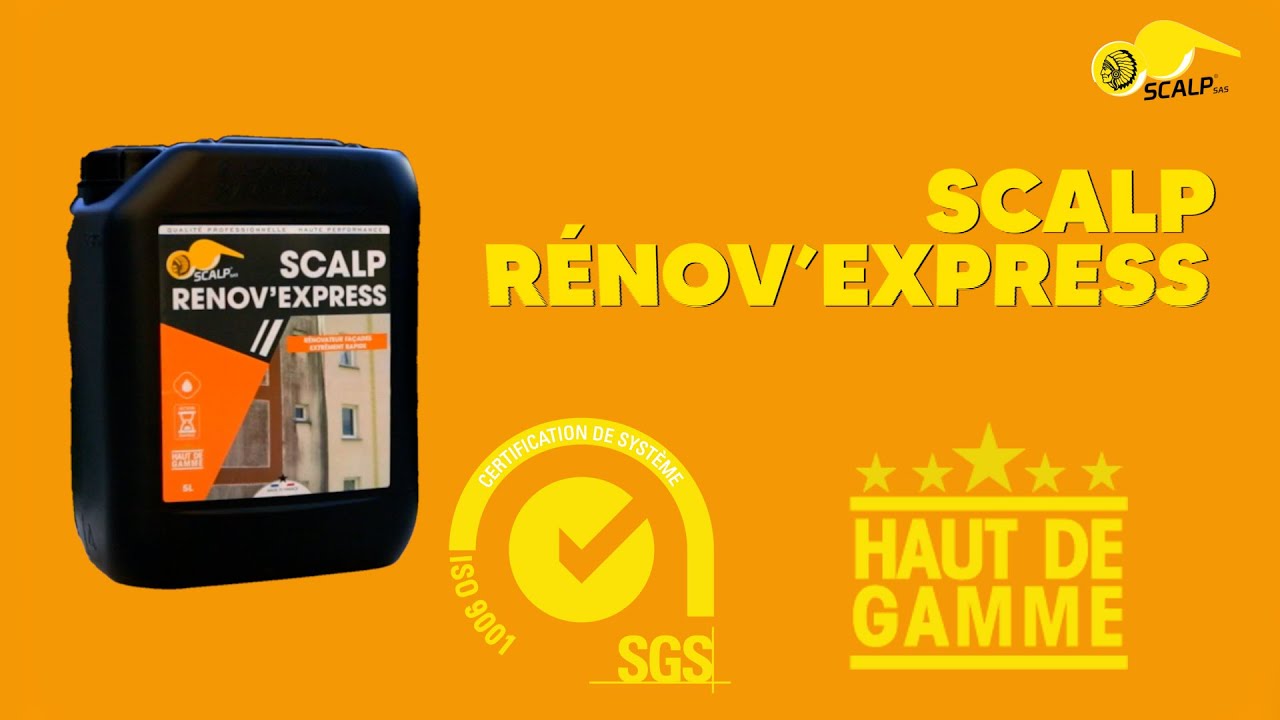 SCALP RENOV'EXPRESS (DE) - HOCHWIRKSAMER EXPRESS-FASSADENREINIGER UND -KESSELSTEINLÖSER