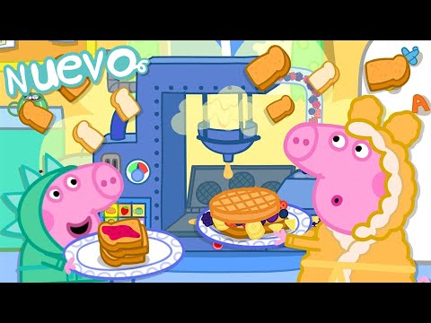 Los Cuentos de Peppa la Cerdita 🍳 Máquina desayunadora 🧇  NUEVOS Episodios de Peppa Pig