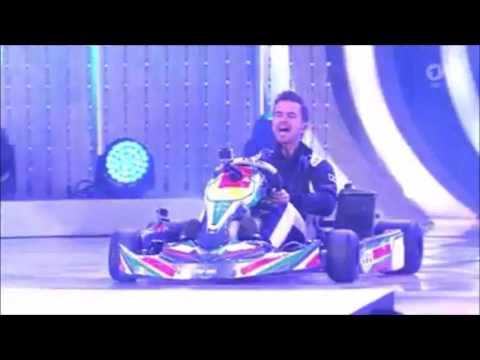 Florian in kart opening Schlager Countdown 25 03 2017