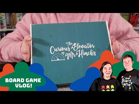 Board Game Vlog! (The Curious Elevator of Mr. Hincks)