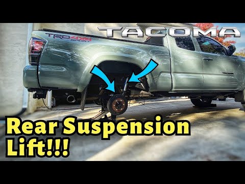 Toyota Tacoma Rear Lift: Icon RXT Leafpacks, Bilstein 5125, Timbren Bumpstops, U-Bolt Flip Kit