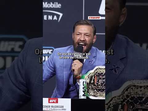🤫 Conor McGregor nargue son adversaire : "Je peux le détruire en 10 secondes" #ufc #mma