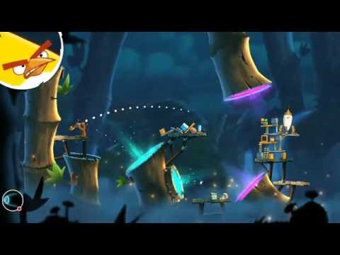 YouTube video about: How to beat level 43 on angry birds 2?